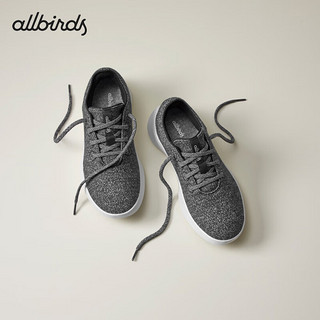 Allbirds Wool Runner 2 春羊毛休闲鞋第2代透气男女运动鞋 深灰色 39 男码