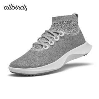 Allbirds Wool Dasher Mizzle-Mid春季羊毛运动防泼水晴雨男女鞋 21年-水雾灰 38 女码