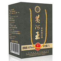 黄河王 浓香型白酒 60度1L原浆纯粮酿造泡酒高度粮食酒礼盒装