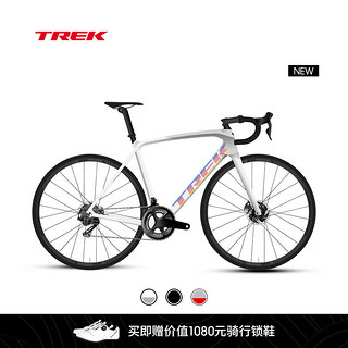 崔克（TREK）公路车 EMONDA SL 4 碳纤维油压碟刹轻量爬坡竞赛级公路自行车 白色/银色 门店提取 54CM（身高172-177CM） 22速