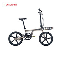 莫曼顿（momentum） 莫曼顿iThink Halfway内变速铝合金一体轮男女折叠自行车 月球岩 16×10  适合身高155-175cm