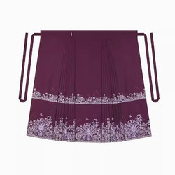 织造司 紫色马面裙