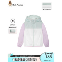 暇步士（Hush Puppies）童装儿童男女童2024春夏季防晒皮肤衣透气轻薄休闲 青黛绿 160cm