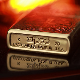 ZIPPO 之宝煤油防风打火机黄铜五面雕刻康斯坦丁十字架地狱神探男 铜色常规【单机】