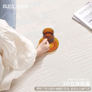 布迪思 BUDISI威尔顿机织地毯客厅轻奢加厚卧室房间沙发地垫办公室地毯可 安哥拉17 160*230CM