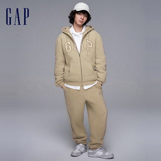 Gap 盖璞 男女装秋冬LOGO仿羊羔绒卫衣装762531