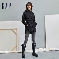 Gap 盖璞 女装冬季宽松廓形连帽棉服机能风长款外套840860