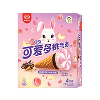 可爱多 桃气兔 冰淇淋 白桃玫瑰口味 272g