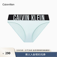 Calvin Klein内衣【JENNIE同款风暴引力带】24春夏女凉感比基尼内裤QF7792AD LKW-海盐蓝 L