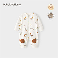 BABY LOVE 娃爱的蓓蓓 babylove婴儿连体衣春秋纯爬服1件，低价喜欢可入