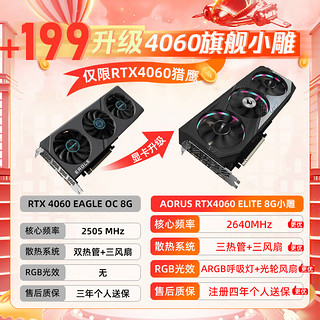 GIGABYTE 技嘉 13代i5 13400F/RTX40系列电竞游戏直播设计AI绘图办公台式电脑主机整机 配四：13400F+RTX4060