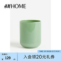 H&MHOME2024家居用品卫浴配件牙刷架玻璃牙刷杯1201561 绿色 NOSIZE