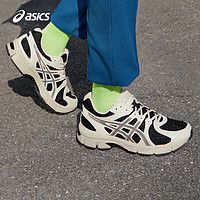 ASICS 亚瑟士 跑步鞋男鞋舒适网面透气运动鞋耐磨缓震跑鞋 GEL-EXALT 2 黑色/米色 42