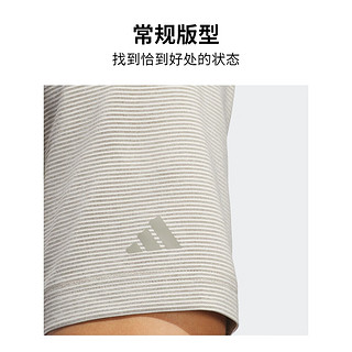 adidas高尔夫运动翻领短袖POLO衫男装阿迪达斯IU4369 矾土棕/卵石银灰 N