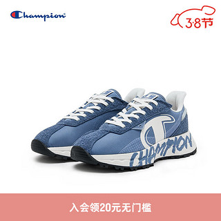 Champion冠军24跑鞋女Street Runner 1运动鞋子男休闲鞋 蓝色（男款） 36