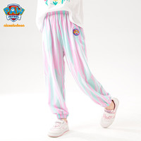 汪汪队立大功汪汪队2024夏季新款儿童裤子宽松女童防蚊裤时髦洋气运动裤薄款裤