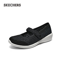 斯凯奇（Skechers）舒适休闲时尚单鞋158724 黑色/BLK 37