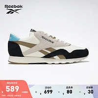 Reebok锐步24春夏男女款CLASSIC NYLON VINTAGE复古跑鞋 100075300 42.5 (27.5cm),US: 9.5