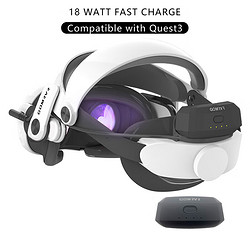 Pimax 小派 Meta Quest3 VR眼镜一体机设备 体感游戏机XR设备 Quest 3 磁吸充电头戴带电池