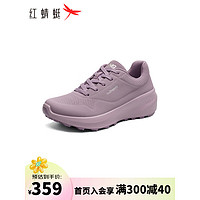 红蜻蜓【商场】休闲女鞋2024春季轻便厚底运动鞋女DW036030 紫色 38