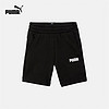 彪马（PUMA） 儿童男童运动休闲短裤 ESS SWEAT SHORT 847629 黑色-01 116