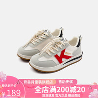 Kappa Kids背靠背24年春季新款儿童休闲男女童潮流时尚运动儿童跑步鞋