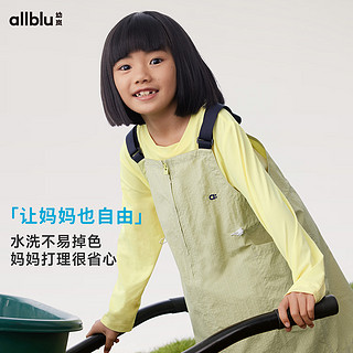 幼岚（ALLBLU）幼岚舒适轻盈耐磨blublu机能牛仔背带裙24春季儿童女童背带裙 灰色薰衣草 130cm