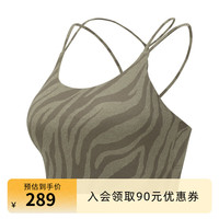 粒子狂热女运动内衣亲肤减震复古后背细带交叉美背瑜伽健身bratop 0
