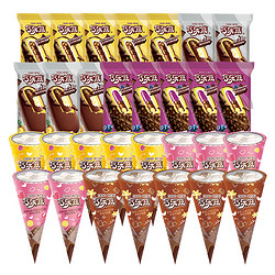 yili 伊利 冰淇淋巧樂茲經典系列15支+中脆筒15支共30支