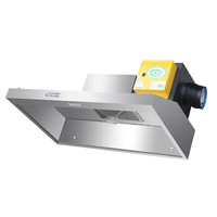 苏勒不锈钢排烟罩吸油烟罩小型饭店土灶厨房酒店食堂强力抽油烟机商用 80*60*45(单机)