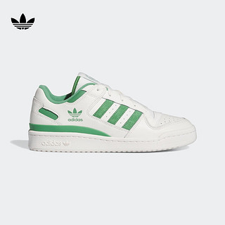 adidas FORUM LOW CL休闲篮球板鞋男女阿迪达斯三叶草IG3778 白/绿 40.5(250mm)