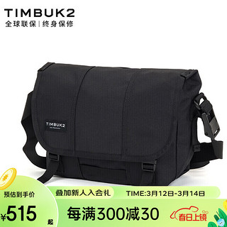 TIMBUK2邮差包单肩包男信使包潮流休闲旅行运动斜挎包帆布包男女新年 音速黑 S