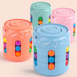 皮皮豆 易拉罐魔方可乐瓶手指陀螺减压异形魔珠转动游戏儿童幼儿园玩具新年跨年