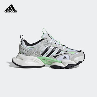 adidas轻机甲鞋-赛博XLG RUNNER DELUXE厚底增高跑鞋阿迪达斯 白色/浅灰色/黑色/绿色 46(285mm)