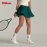 威尔胜（Wilson）官方2024年春季新款针织裙女款半身裙弹力修身透气舒适运动网球裙 GNN- 