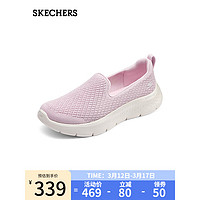 斯凯奇（Skechers）女士一脚蹬健步鞋124819 浅粉色/LTPK 39