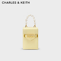 CHARLES & KEITH CHARLES&KEITHCK6;-70770558女士金属装饰斜挎手机包 Butter黄油色 XS