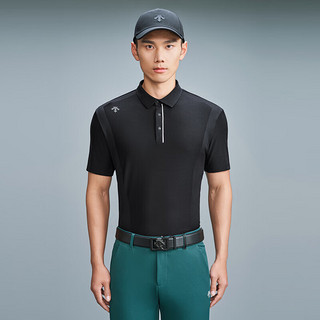 DESCENTEGOLF 迪桑特高尔夫PRO系列男士短袖POLO衫夏季 BK-BLACK 2XL (185/104A)
