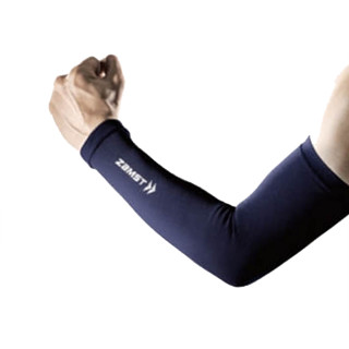 赞斯特（ZAMST）梯度压缩压缩护臂袖套男女运动跑步足球篮球加压减震防晒紫外线UV 黑色 M