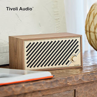 Tivoli AudioTivoli Audio流金岁月M2D高档木质家具音响i蓝牙音箱支持无线WiF 胡桃木/金色