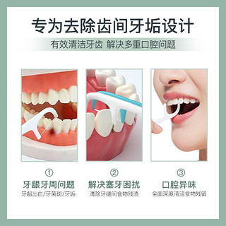 grin 牙线 独立包装 超细 环保洁齿牙线棒 剔牙线 牙签线 45支/盒 【成人】45支-独立包装