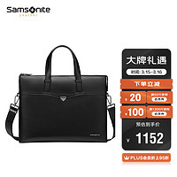 Samsonite 新秀丽 公文包男士商务休闲时尚手提电脑包 NV4*09001 黑色