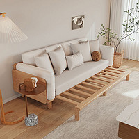 尚馨阁 现代简约两用布艺折叠沙发床家用小户型客厅多功能北欧家具