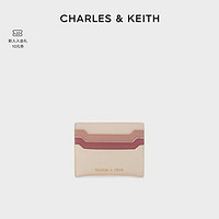 CHARLES & KEITH CHARLESKEITH女包CK6-50680739-2简约拼色女士卡包