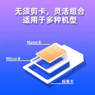 中国电信电信星卡大流量手机卡高速纯流量卡不限速5g网络全国通用长期套餐无合约 千楚卡丨19元115G流量+100分钟+首月免租