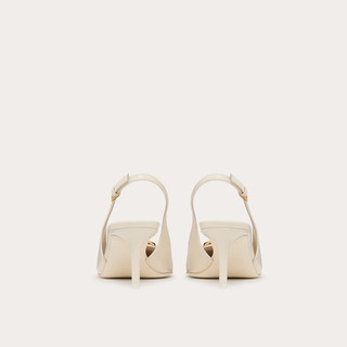 VALENTINO 华伦天奴 VLOGO系列 女士高跟鞋 4W0S0JB7EEY098 象牙白色 36