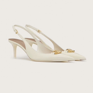 VALENTINO 华伦天奴 VLOGO系列 女士高跟鞋 4W0S0JB7EEY098 象牙白色 36