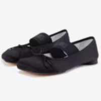 Mm6 Maison Margiela 女士芭蕾舞鞋 S59WZ0093P5560 黑色 38.5