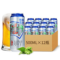 青岛啤酒 醉美天府啤酒8度500ML*12听黄啤酒 易拉罐啤酒整箱特价