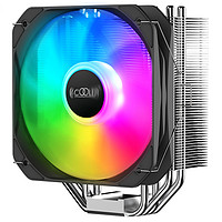 PCCOOLER 超频三 东海K4000散热器CPU风扇静音智能温控5v神光同步台式机电脑